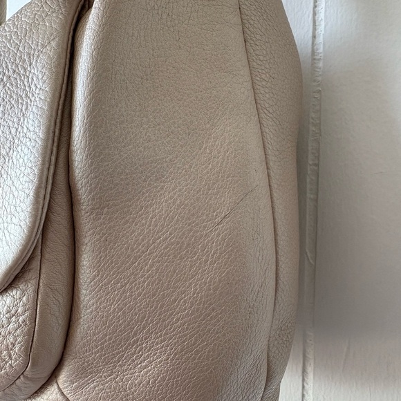 Coach Kristin Champagne Leather Hobo Shoulder Bag - Picture 8 of 16